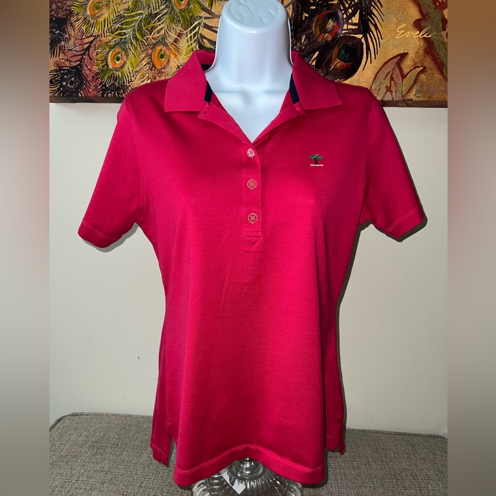 Peter Millar Woman’s Moisture Management Golf Shirt Size Small Mint Condition